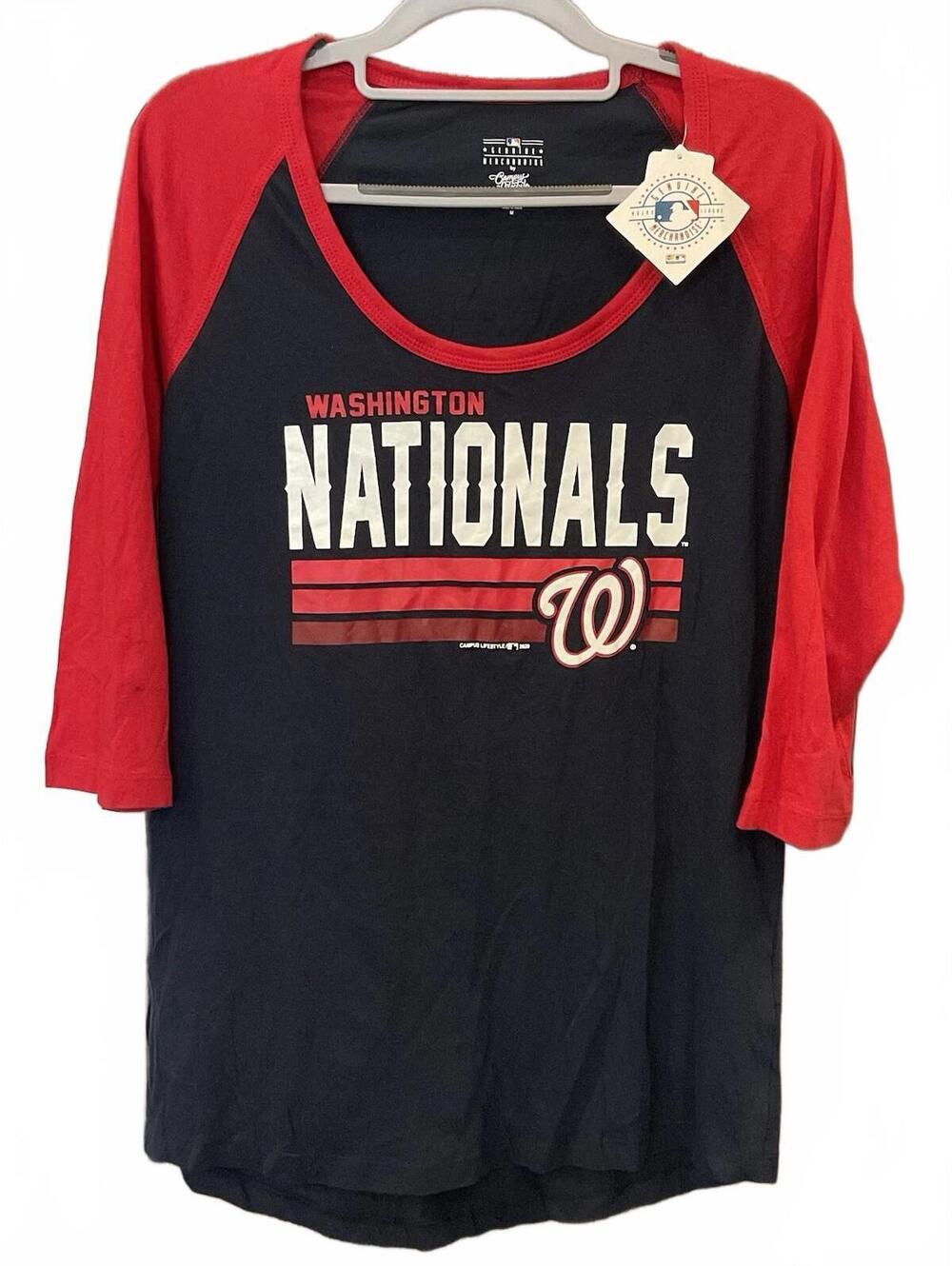 NWT Genuine Merchandise By Campus Lifestyle 3/4 Sleeve Womens Tee Size M